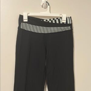 Lululemon Black Flare Leggings Size 8